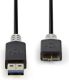 Nedis Kabel USB 3.0 | A male - Micro-B male | 2,0 m | Antraciet [CCBW61500AT20]