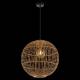 GLOBO Hanglamp Hildegard van bamboe, Ø 40 cm