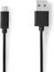 Nedis USB 2.0-Kabel | A Male - Micro-B Male | 2,0 m | Zwart [CCGP60500BK20]