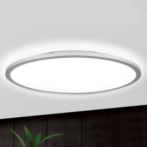 Orion Titaniumkleurige LED plafondlamp Aria, dimbaar