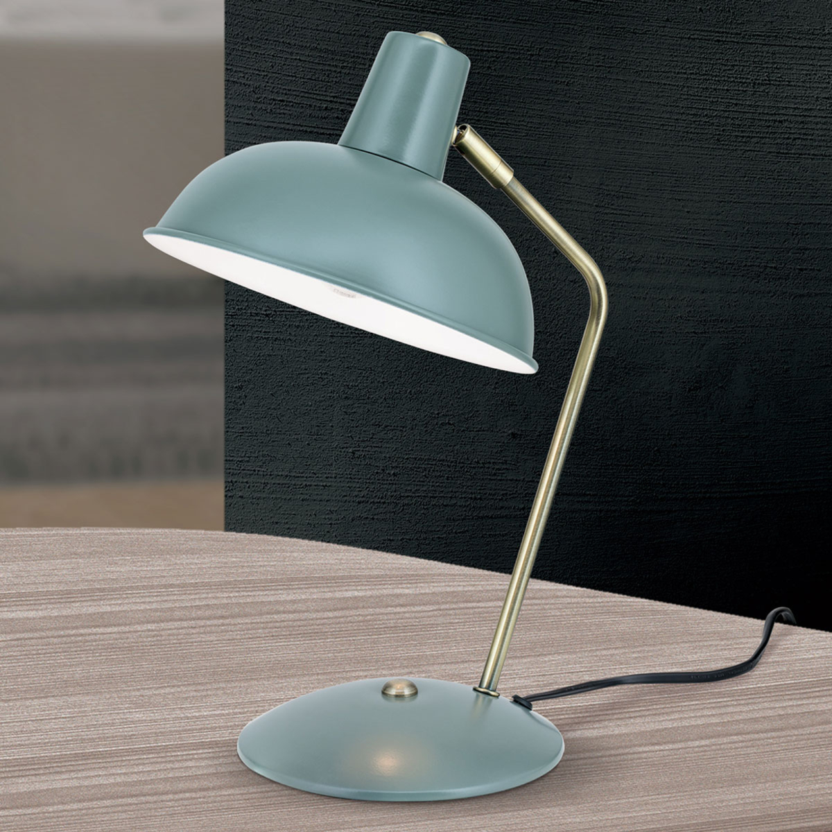Orion In vintage-look - tafellamp Fedra groen