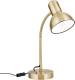 Orion Bureaulamp Nemo, flexibel, oudmessing