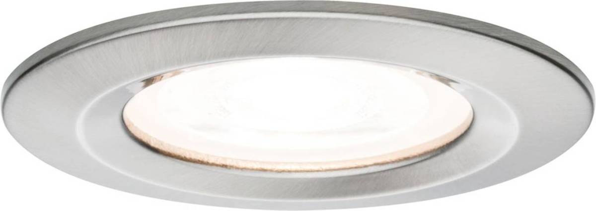 Paulmann LED-spot Nova rond, IP44, dimbaar, ijzer