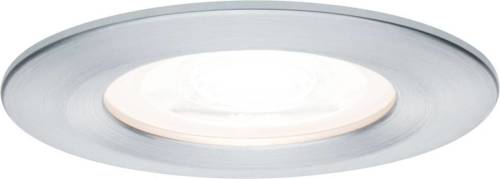 Paulmann LED-spot Nova rond, IP44, dimbaar, alu