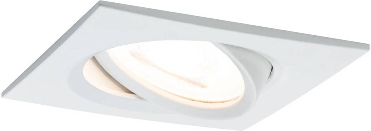 Paulmann LED-spot Nova Coin vierkant, dimbaar, wit