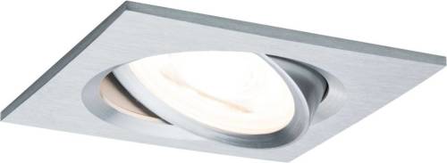 Paulmann LED-spot Nova Coin vierkant, dimbaar, alu