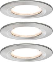 Paulmann 3-set spot Nova Coin rond, dimb., ijzer