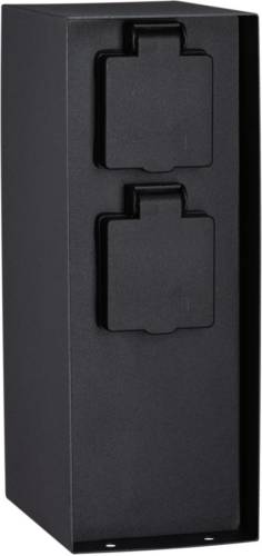 Paulmann contactdooszuil Rio 2-voudig timer