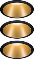 Paulmann Cole LED Spotlight, goud-zwart, 3per set