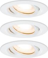 Paulmann Nova LED inbouwspot, dimbaar, IP65, wit