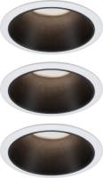 Paulmann Cole LED Spotlight, zwart-wit, 3per set