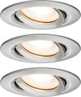 Paulmann Nova LED inbouwspot, dimbaar, IP65, ijzer