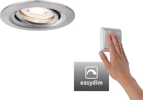 Paulmann Nova Mini plus inbouwspot easydim ijzer