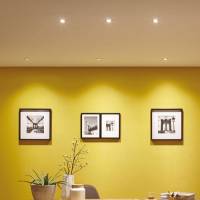 Paulmann Coin Slim LED inbouw chroom dimbaar per 3
