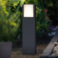 Philips Arbour LED sokkellamp antraciet IP44