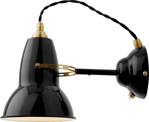 Anglepoise Original 1227 Brass wandlamp zwart