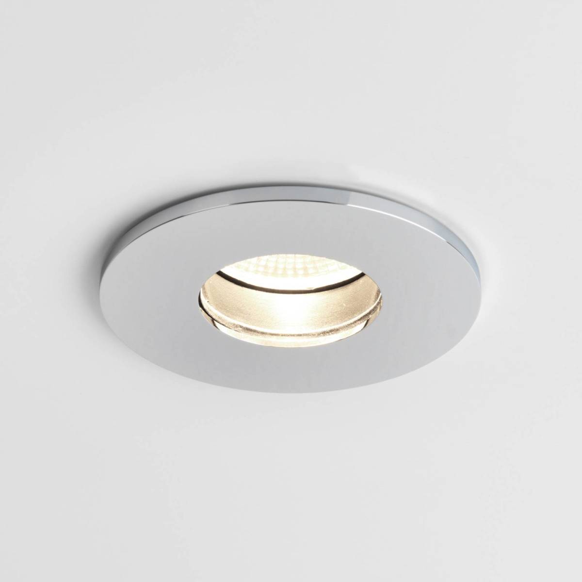 Astro Obscura Round LED inbouwlamp chroom