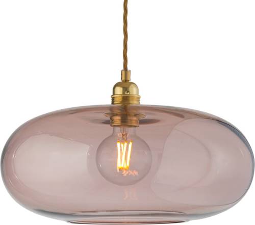 Ebb & Flow Horizon hanglamp rosé-bruin Ø 36 cm