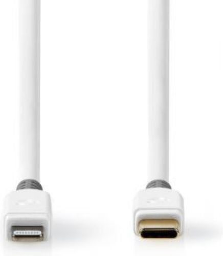 Nedis Apple Lightning-Kabel | Apple Lightning 8-Pins Male - USB-C | 1,00 m | Wit