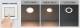 Nordlux LED plafond inbouwlamp Clyde, warmwit, Ø 8 cm