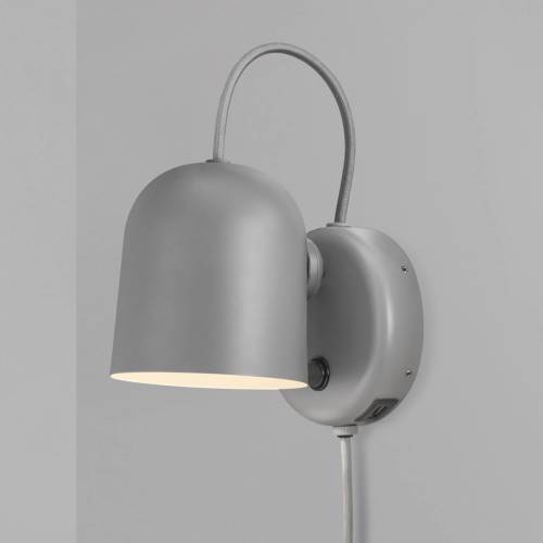 Nordlux Wandlamp Angle, met tuimelschakelaar, grijs