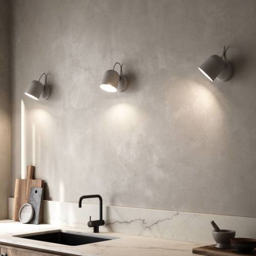 Nordlux Wandlamp Angle, met tuimelschakelaar, grijs