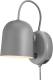 Nordlux Wandlamp Angle, met tuimelschakelaar, grijs