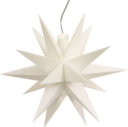Sterntaler Interieurdecoratie - 18-puntige ster Ø 12 cm wit