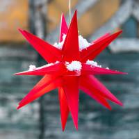 Sterntaler LED-decoratie-ster, 18-punten, Ø 25 cm, rood