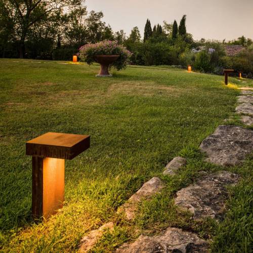 SLV Strak vormgegeven padlamp RUSTY PATHLIGHT