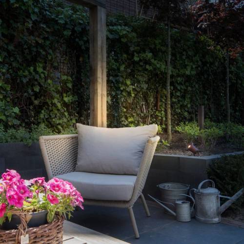 SLV Big Nautilus grondspies lamp, roest