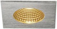 SLV Plafond inbouwlamp Patta-I - alu geborsteld