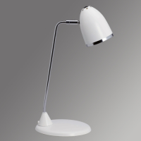 Maul Peppige bureaulamp Starlet - wit