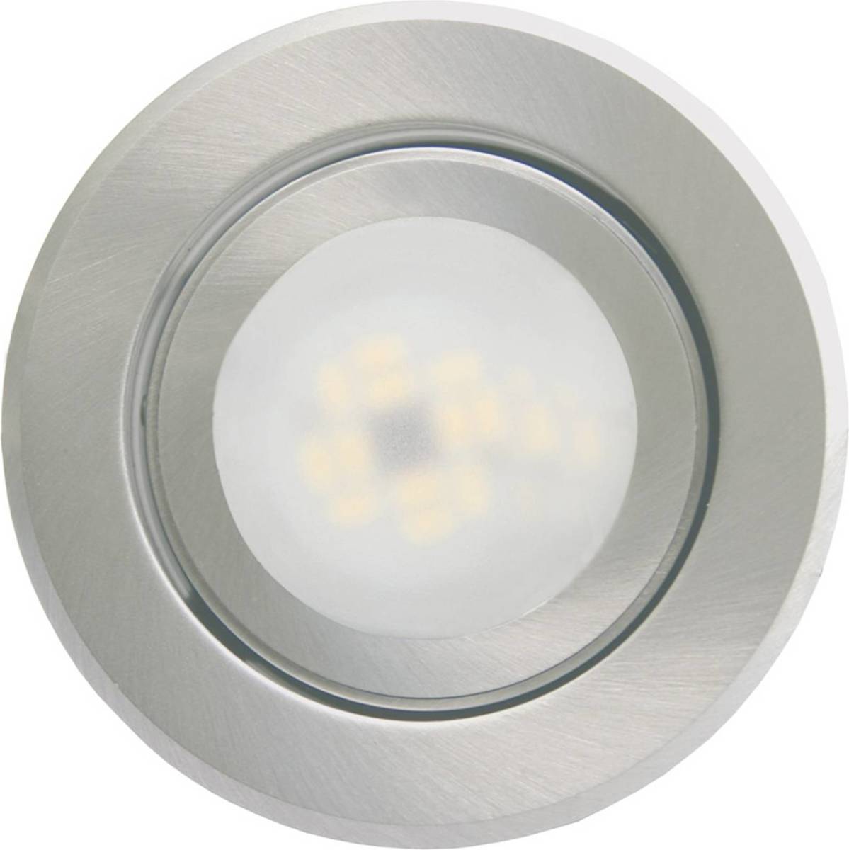 Busch Inbouwlamp Joanie met LED, alu geborsteld
