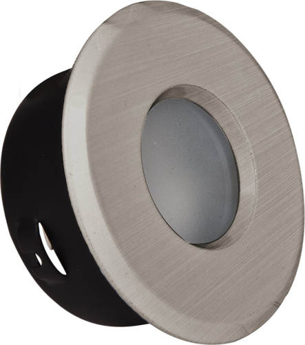 Heitronic Hoogspanning-inbouwspot DL7001, ijzer geborsteld