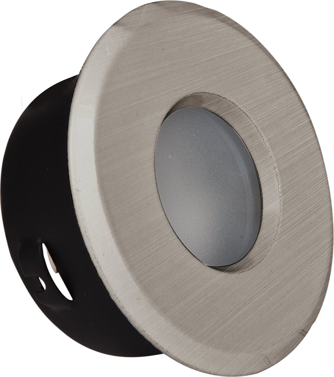 Heitronic Hoogspanning-inbouwspot DL7001, ijzer geborsteld