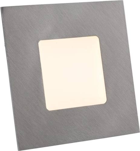 Heitronic LED-inbouwlamp voor inbouwdozen, zilver