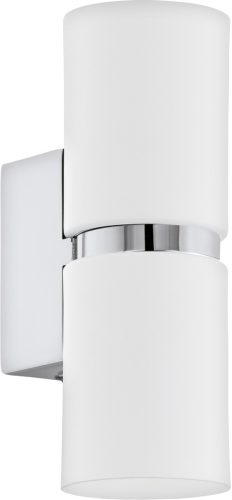Eglo LED wandlamp Passa met 2 lampjes, rond, wit