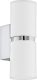 Eglo LED wandlamp Passa met 2 lampjes, rond, wit