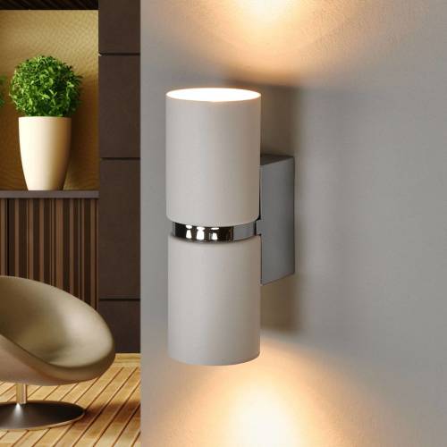Eglo LED wandlamp Passa met 2 lampjes, rond, wit