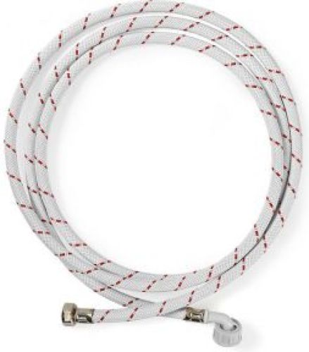 Nedis Nylon Toevoerslang | 1/2'' Recht - 3/4'' Gehoekt | 10 Bar | 90 °C | 2,50 m