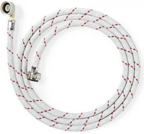 Nedis Nylon Toevoerslang | 3/4'' Recht - 3/4'' Gehoekt | 10 Bar | 90 °C | 1,50 m