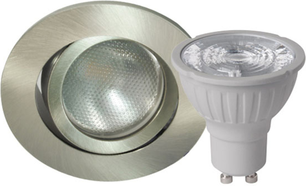 Megatron Megaman DecoclicSet inbouwspot GU10 5,2W ijzer