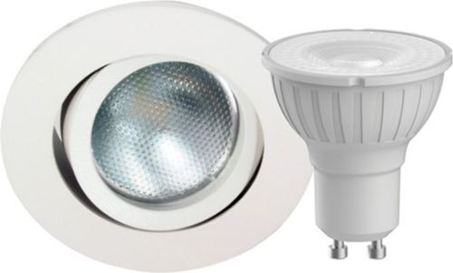 Megatron Megaman DecoclicSet LED-inbouwring GU10 4,2W wit