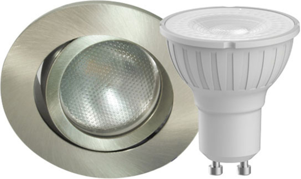 Megatron Megaman DecoclicSet LED inbouwspot GU10 5W ijzer