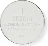 Nedis Lithium knoopcel-batterij CR2016 | 3 V | 5 stuks | Blister