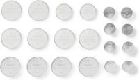 Nedis Lithium knoopcel-batterij, multiverpakking | CR2025/CR 2016/CR1620/LR43/LR54/LR4 | 20 stuks in totaa