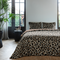 Fresh & Co Leopard Print Lits-jumeaux (240 x 200/220 cm + 2 kussenslopen) Dekbedovertrek
