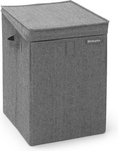 Brabantia wasbox - stapelbaar - 35 liter - pepper black