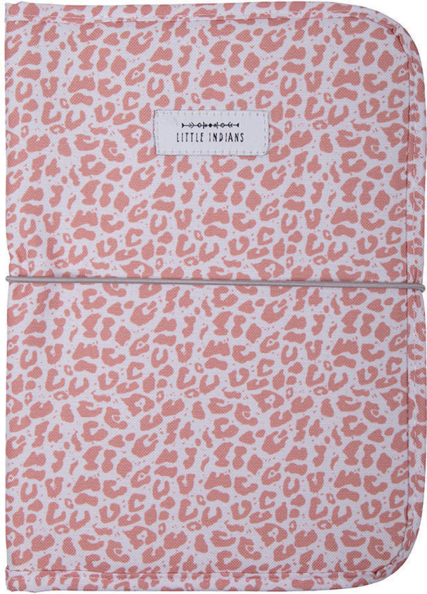 Little Indians luieretui panterprint roze